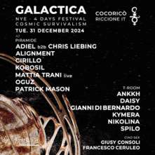 Galactica Festival Martedi 31 Dicembre 2024 Cocorico Riccione Capodanno 2025