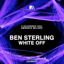 Dj Ben Sterling Sabato 9 Novembre 2024 Amnesia