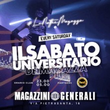 Serata Universitaria Magazzini Generali Milano Sabato 28 Settembre 2024