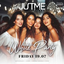 White Party Just Me Milano Venerdi 19 Luglio 2024