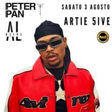 Artie five Sabato 3 Agosto 2024 Peter Pan Riccione