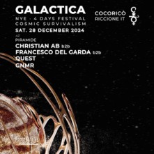 Galactica Festival Sabato 28 Dicembre 2024 Cocorico Riccione Capodanno 2025