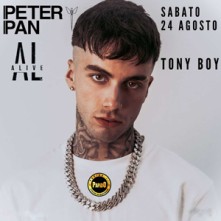 Tony Boy Sabato 24 Agosto 2024 Peter Pan Riccione