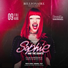 Venerdi 9 Agosto 2024 Sophie and the Giants Billionaire Porto Cervo 